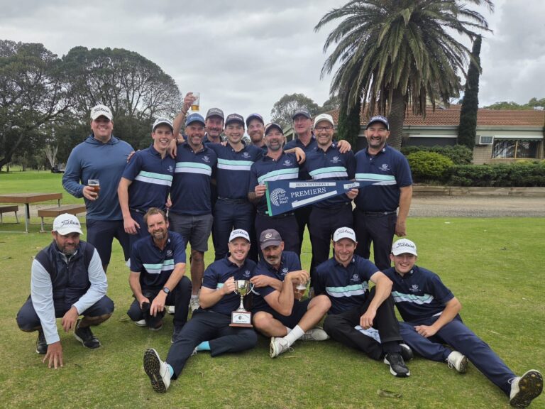 Geelong Golf Club celebrates a successful SWGA pennant season with a grand final triumph